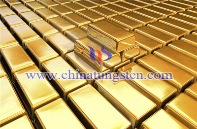 gold plated tungsten bar