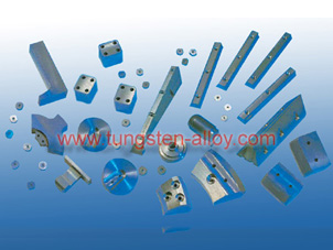 Tungsten alloy ballast for aircraft