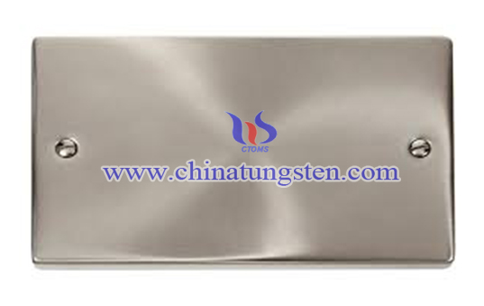 blank equipment tungsten nameplate image