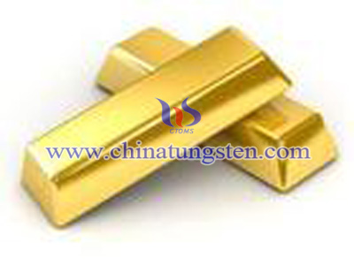 tungsten gold plate bars