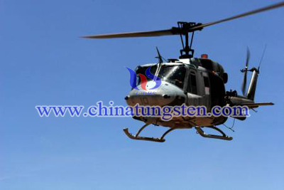 Tungsten alloy counterweight for aircrafts  helicopters
