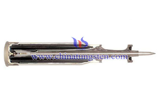 high speed tungsten alloy long rod bullet image