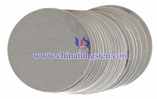 round tungsten blank tag image