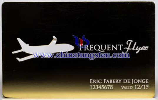 tungsten alloy card image