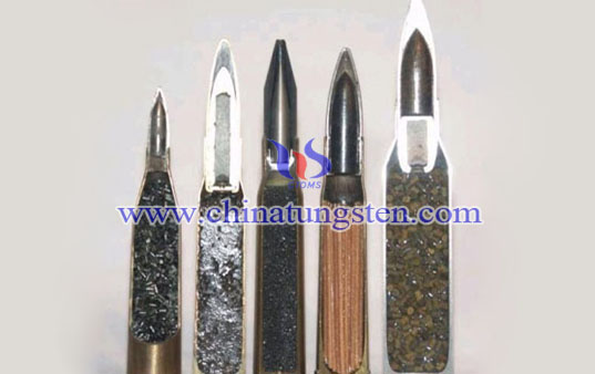 tungsten alloy kinetic energy armour-piercing bullet image