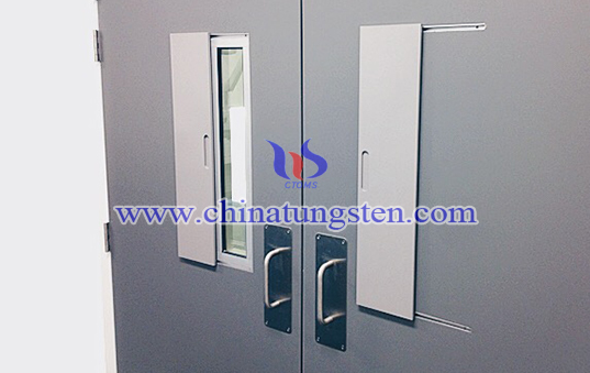tungsten alloy radiation protective door image 