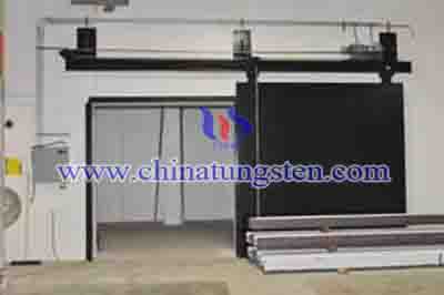 tungsten alloy radiation door