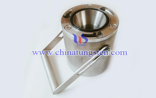 tungsten alloy radioactive source container image