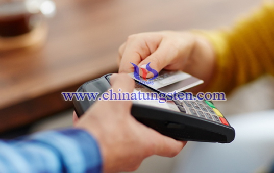 tungsten contactless credit card image