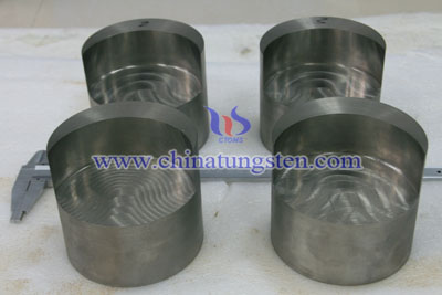 tungsten decay radiation shielding