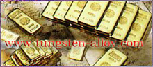 Gold plated Tungsten Bar