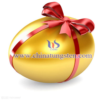 tungsten alloy golden egg