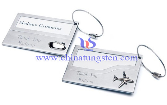 tungsten luggage tag image