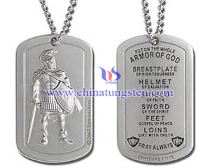 tungsten military god tag image