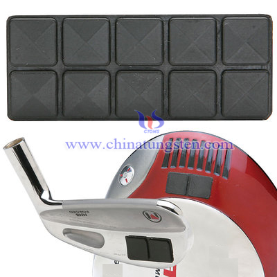 tungsten rubber for golf club