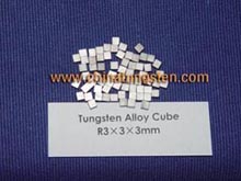 tungsten alloy cubes