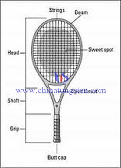 Lega di tungsteno Squash Racquet