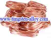 tungsten copper alloy weire