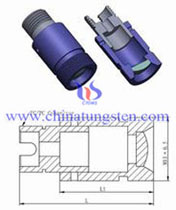 Tungsten radyasyon Kolimatör