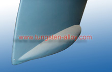 Tungsten alloy counterweight for sailboats