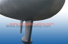 Tungsten alloy counterweight for sailboats